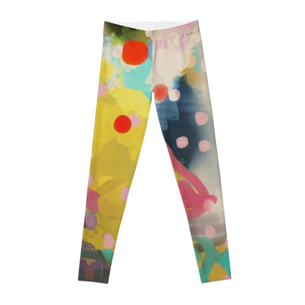 

Abstract Art Chaos Contemporary Modern Art Leggings Women's sportswear Jogger pants Clothing fitness Womens Leggings