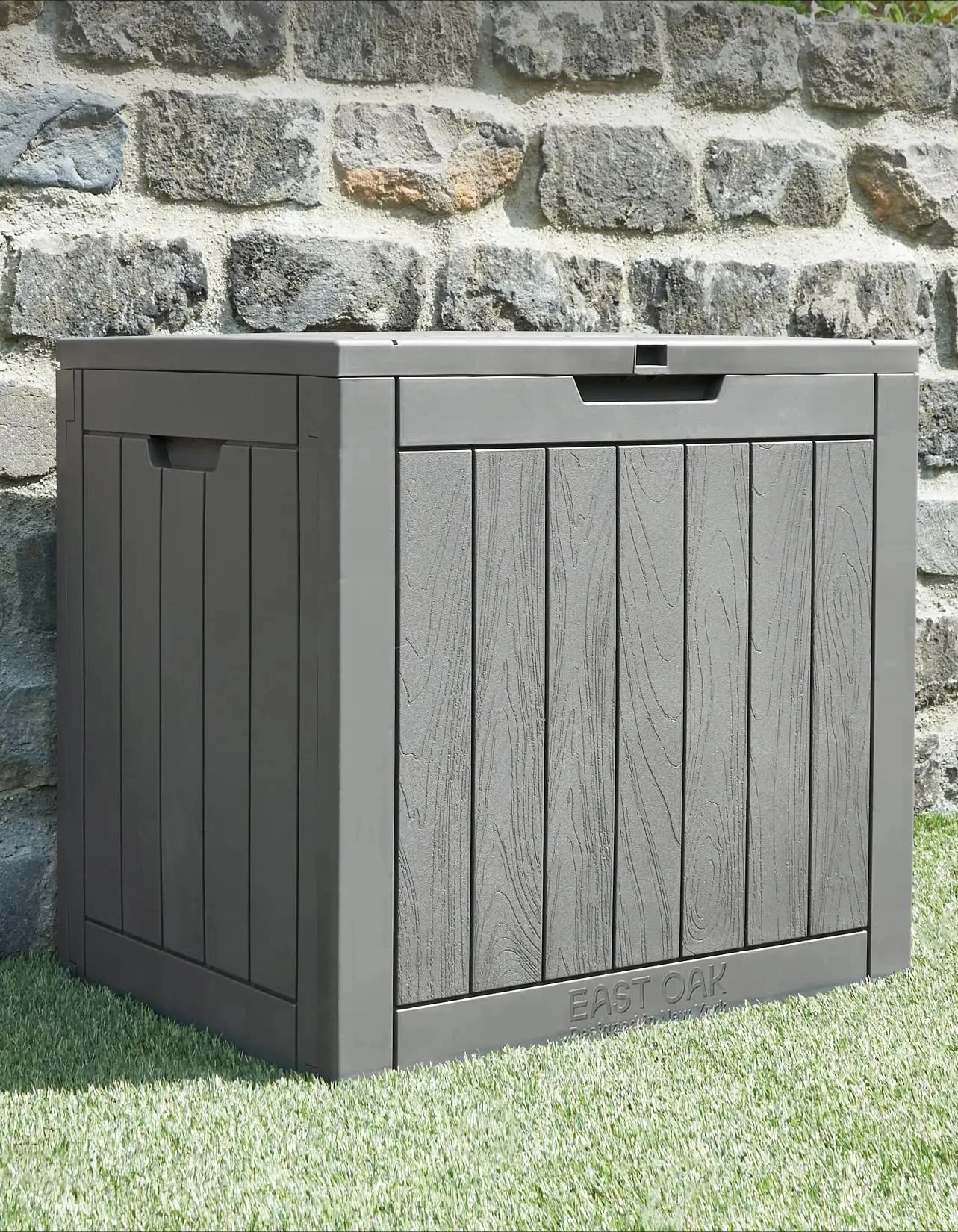 

'Deck Box 31Gallon Indoor and Outdoor Storage Box for Patio Toys Gardening Tools Sports Equipment Waterproof and UV Resistant