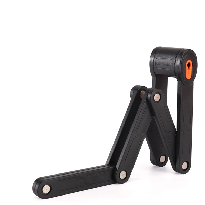 

Противоугонный складной замок для велосипеда, горный велосипед, электрический велосипед, портативный складной замок, замок для езды, шарнирный складной замок для велосипеда