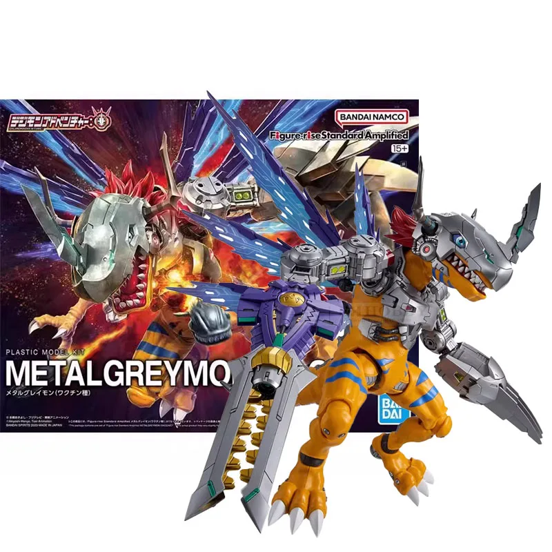 

Bandai FRS Figure-rise Mechanical Greymon Digimonmovable Anime Action Figure assembled ornament model Kit for Boys Toys