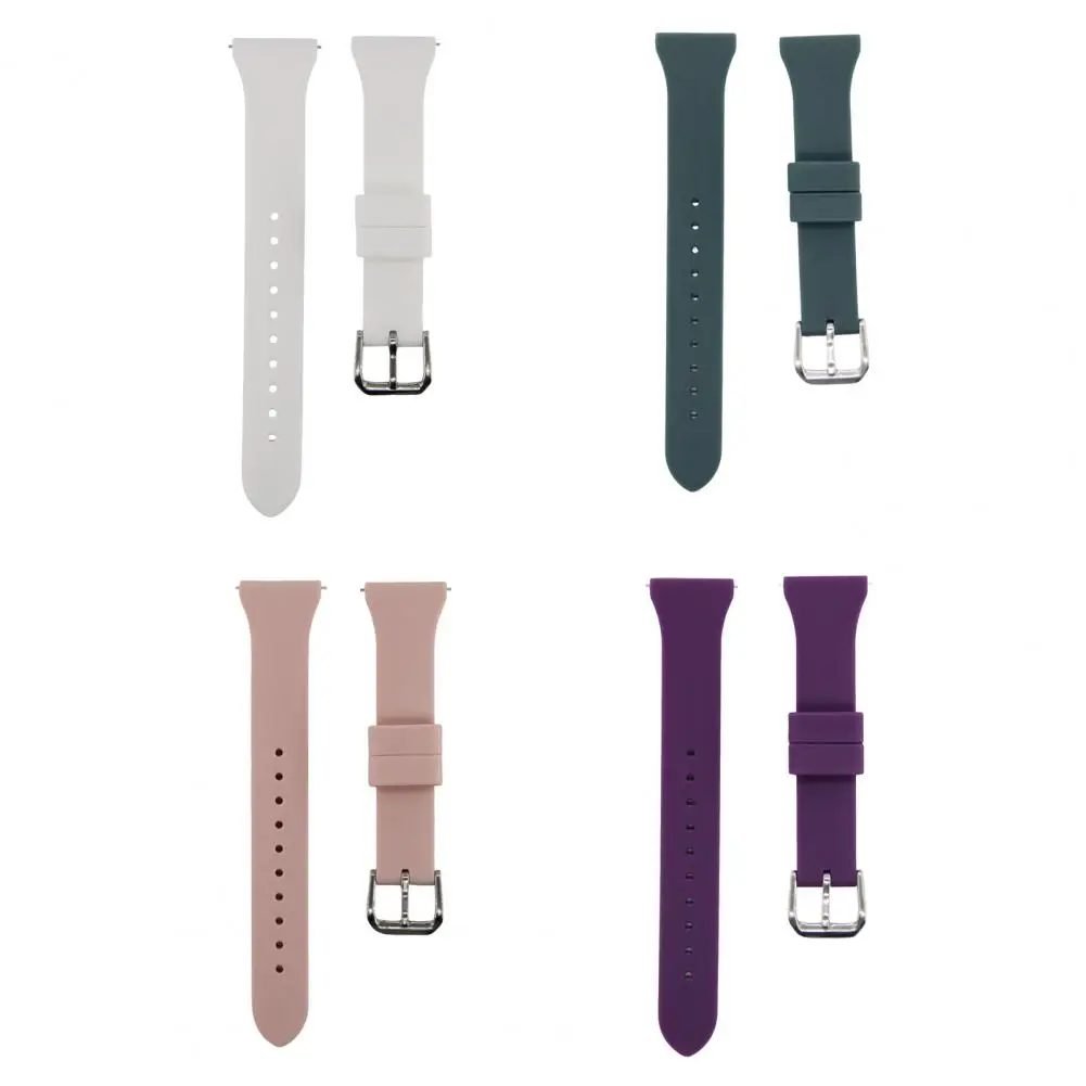 Wristwatch Strap Watch Accessories Watch Strap Comfortable Adjustable Excellent Silicone Wristwatch Strap Replacement