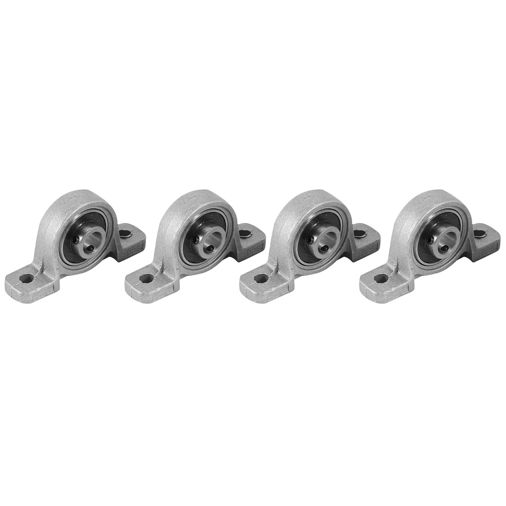 Pillow Block Bearing4Pcs KP08 Pillow Block Mounted Ball Bearing (Diameter 8mm Bore) Zinc Alloy Pillow Block Bearing
