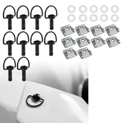 For Off-Road Scooter Street Motorcycle Suzuki Ducati Aprilia 19mm Universal Quick Release D-ring Turn Clip Race Fairing Fastener