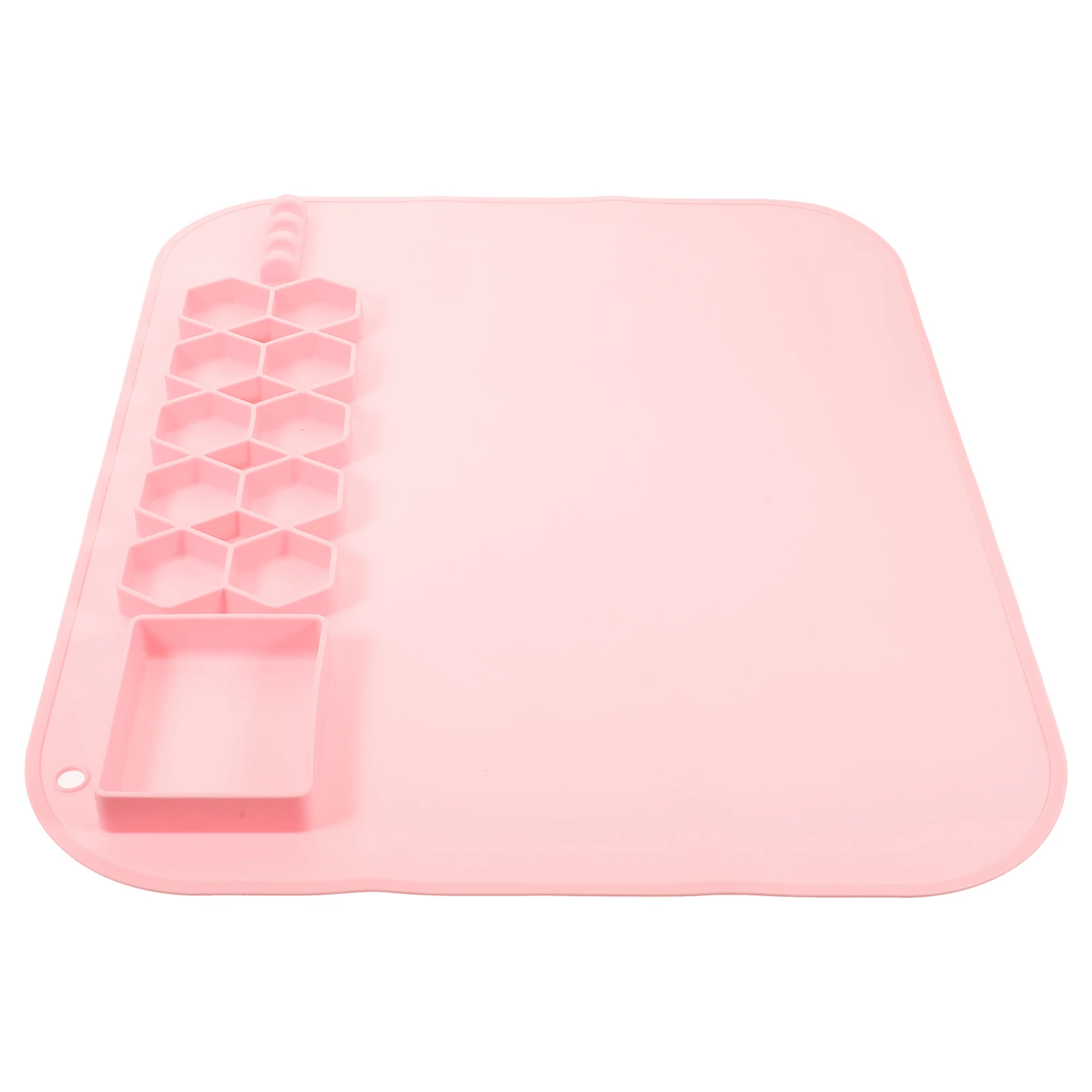 

Silicone Painting Mat Lightweight Portable Pink Non Stick Craft Mat for Kids DIY Supplies Watercolor Resin Jewelry Crafts