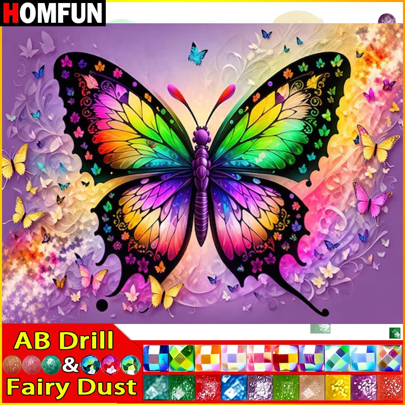 HOMFUN Fairy Dust AB Full diamond Painting \