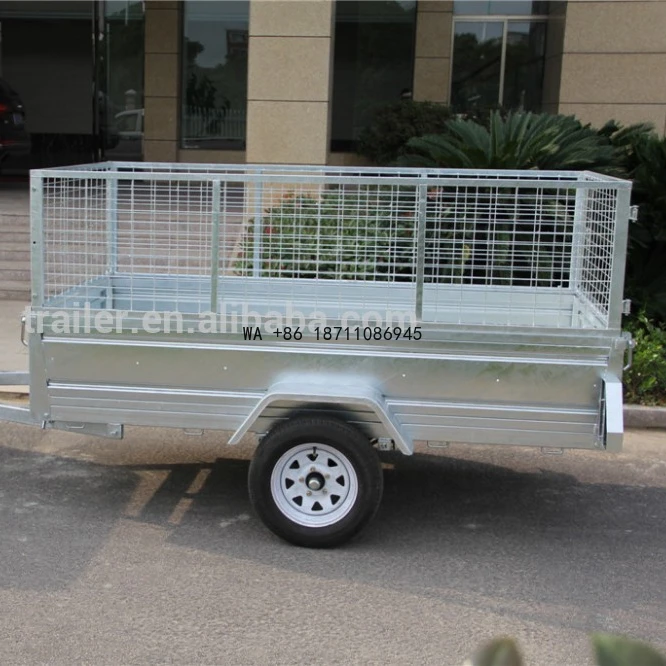 

8x5 Hot Dipped Galvanized Box Utility Trailer Heavy Duty Fully Weld