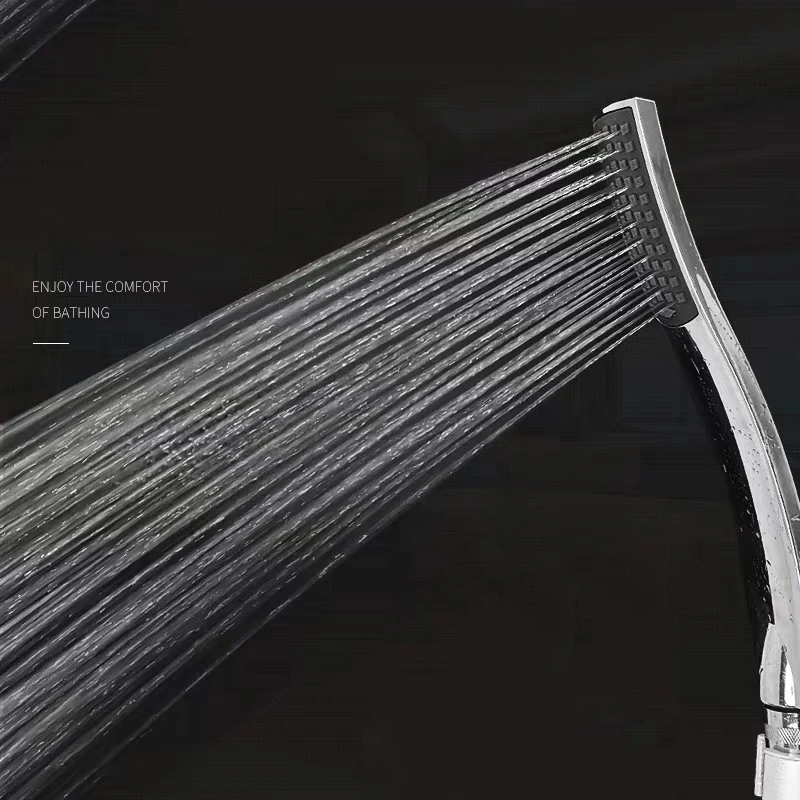 Hand Shower,Hand Held Shower Head Bathroom  Accessories  ABS Chrome Finished 150CM Stainless Steel Hose Handheld Showerheads