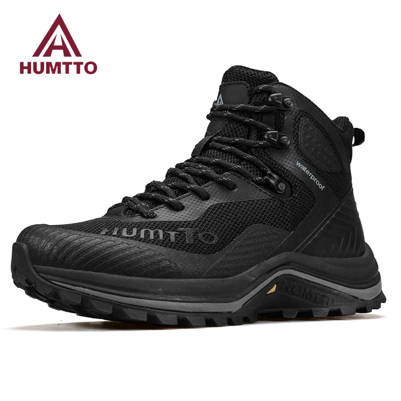 

HUMTTO Winter Trainers Outdoor Trekking Shoes Breathable Hiking Boots for Man Rubber Men's Sports Shoes Work Safety Men Sneakers