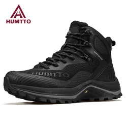 HUMTTO Winter Trainers Outdoor Trekking Shoes Breathable Hiking Boots for Man Rubber Men's Sports Shoes Work Safety Men Sneakers