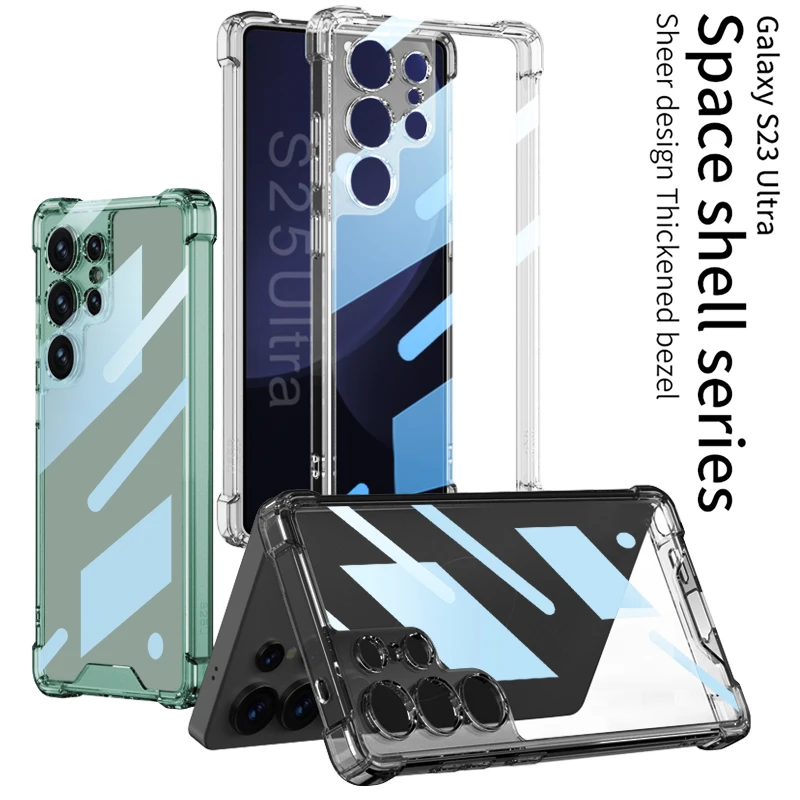 

Soft Shockproof Mobile Phone Case with Airbag & Four Corners Protection for Samsung S25 Ultra, Super Drop-resistant Design