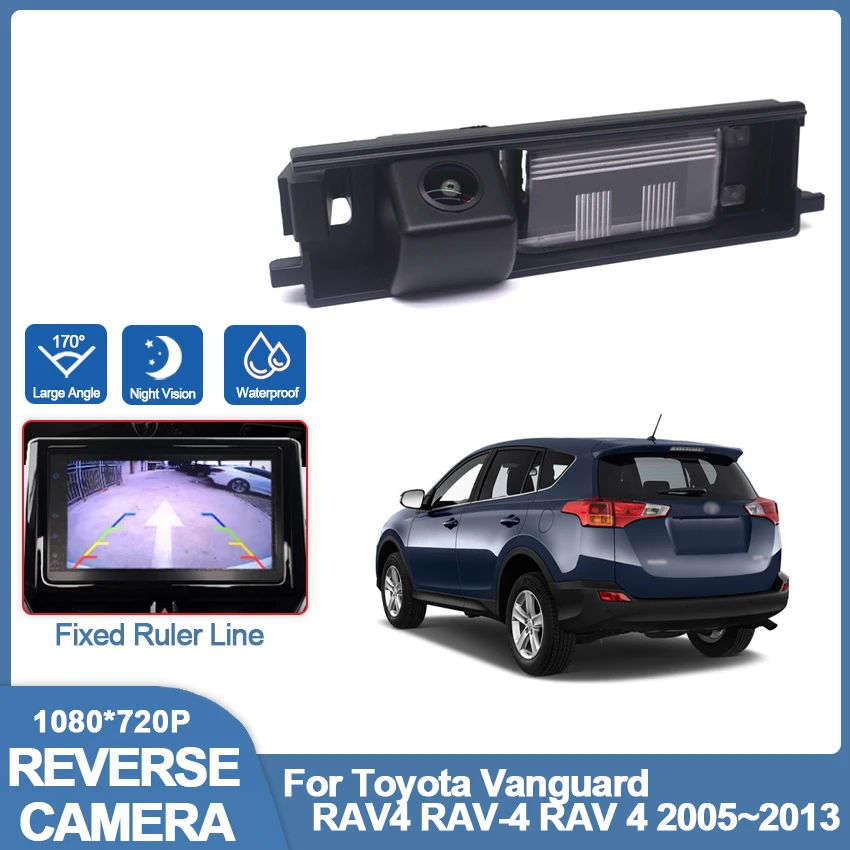 

Rear View Camera For Toyota Vanguard RAV4 RAV-4 RAV 4 2005~2012 2013 Night Vision Reversing Camera Car Back up Camera HD CCD