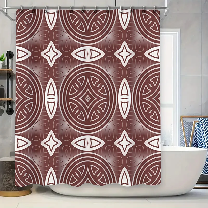 

Водонепроницаемая занавеска для душа с современным рисунком, декоративная персонализированная ткань для ванной комнаты, коврик для ванной, конфиденциальная пленка для украшения дома 204