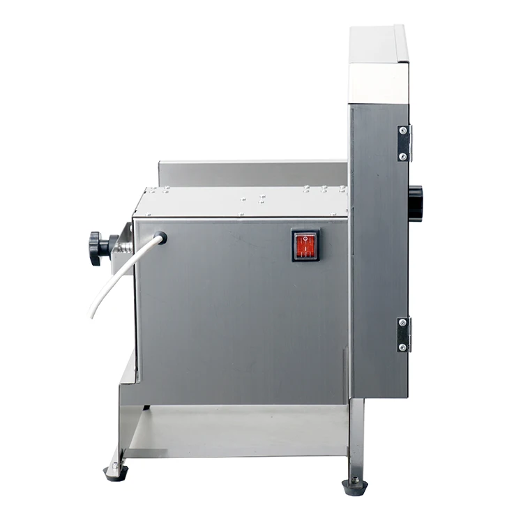Commercial Electric Stainless Steel Metal Food Slicer for Frozen Meat Fruits Vegetables
