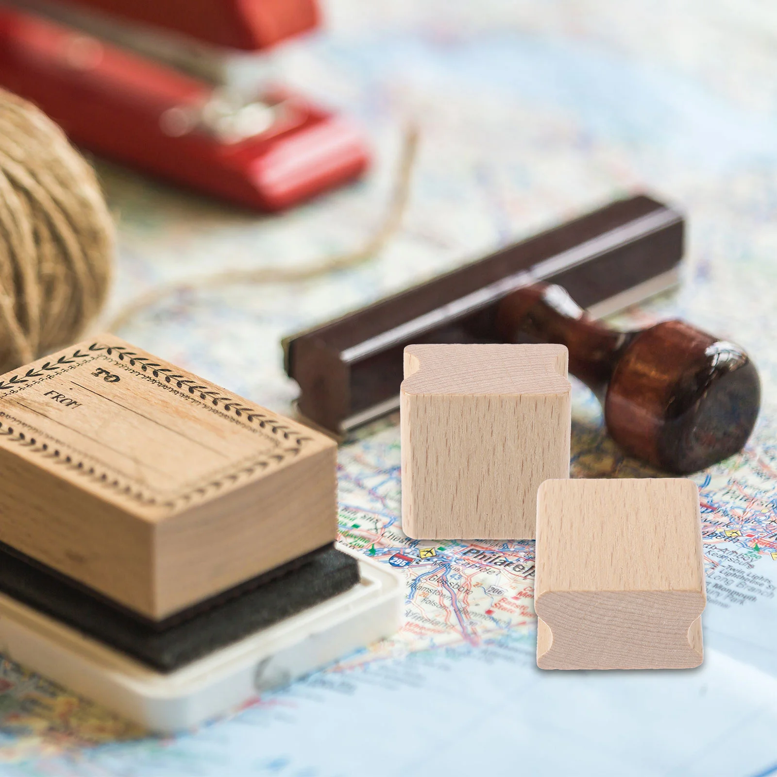 

10 Pcs Craft Stamps Wood Diy Stamper Mini Hand for Admission Scrapbook Accessories Unfinished Crafts Decorative