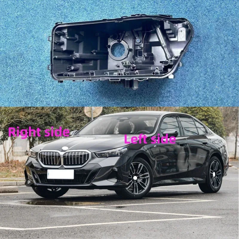 

For BMW 5 SERIES 2024 Headlight Base Replacement Headlamp House Headlight Black Back Rear Shell