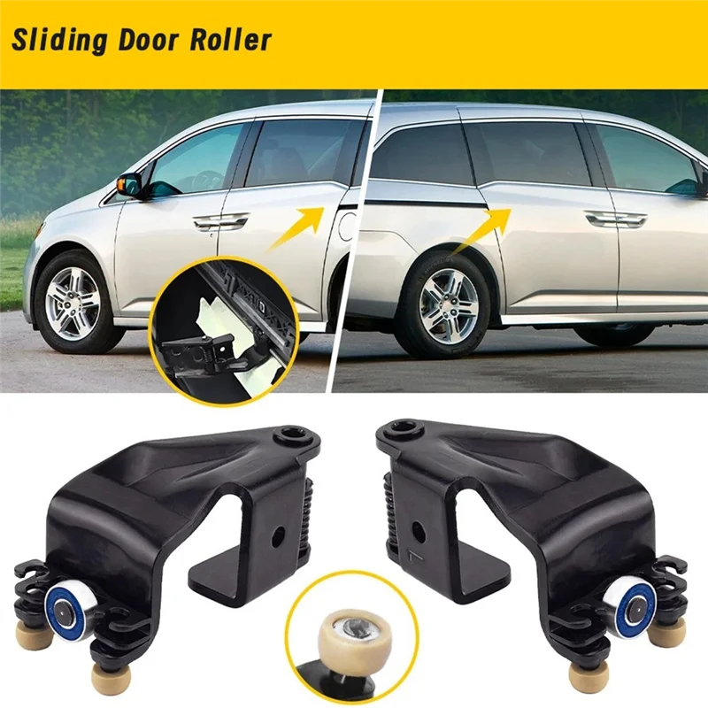 Pour Honda Odyssey 2005-2010 1 paire de charnière à rouleau de porte coulissante centrale 72561SHJA21 72521SHJA21 pour EX, EXL, EXL-Touring