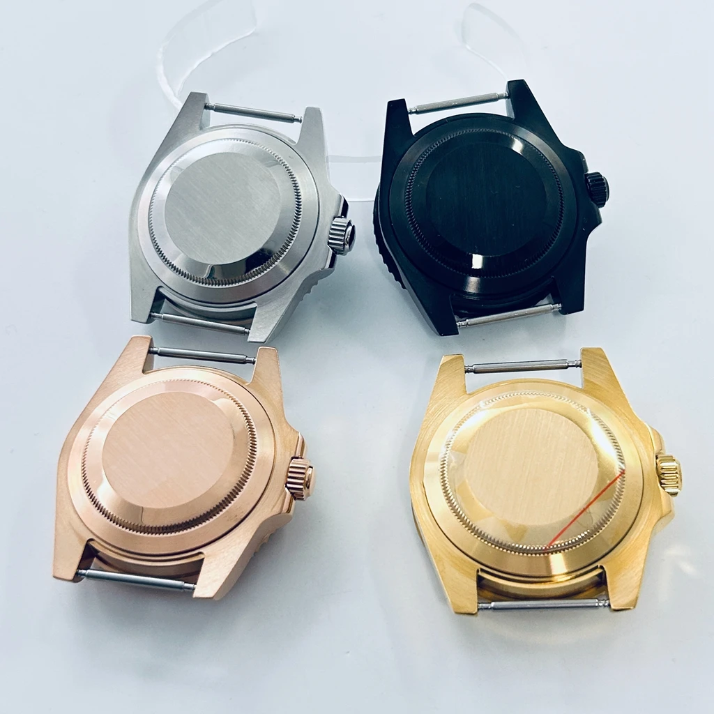 High Quality 40mm NH34 NH35 NH36 NH38 NH39 NH70 ETA2824 PT5000 GMT Date Watch Case Sapphire Glass Waterproof SUB Case