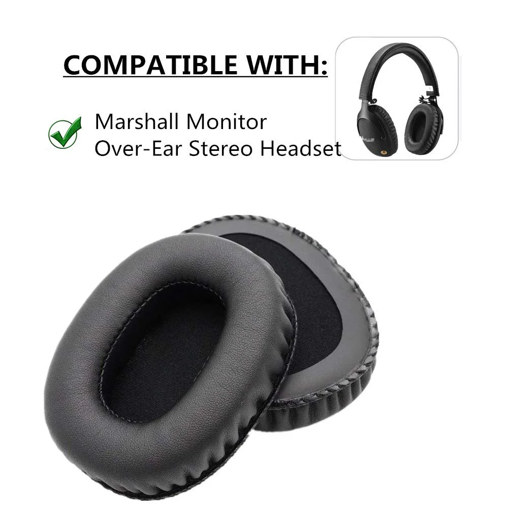 Cuscinetti di ricambio cuscinetti auricolari cuffie parti di riparazione per Monitor Marshall I 1 cuffie Over-Ear cablate Bluetooth senza fili