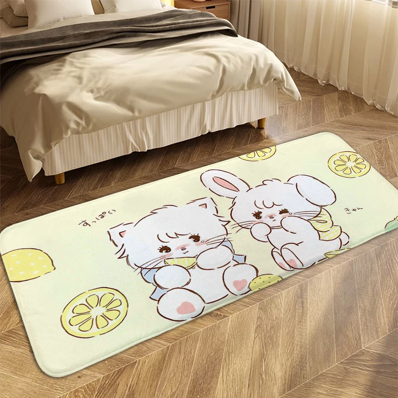 Carpet Kids Room M-Mikkos Cute Children's Bedroom House Entrance Mat Custom Washable Non-slip Kitchen Bathroom Living Room Rug