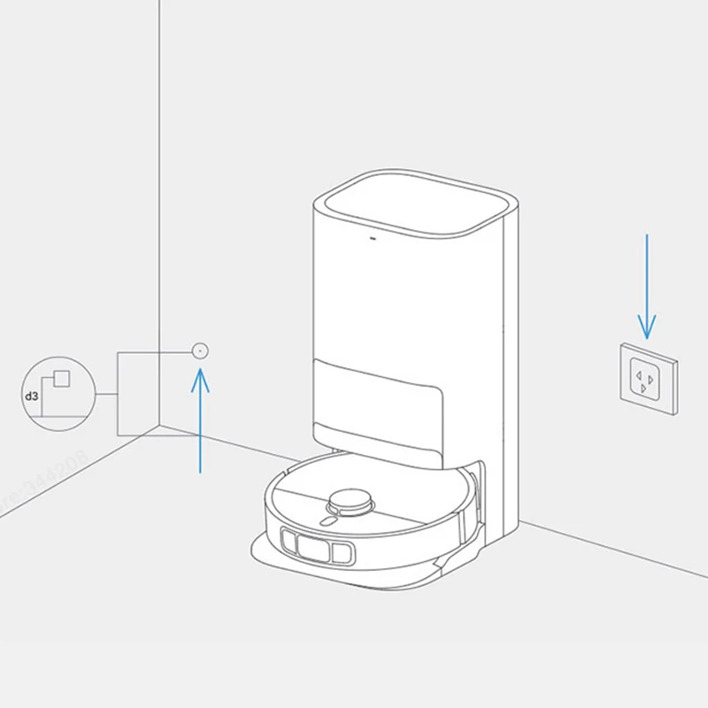 XIAOMI MIJIA OMSettlement 2-Aspirateur robot tout-en-un, système de proximité automatique de l'eau, appareil 2.0, pièces de rechange, kits d'accessoires