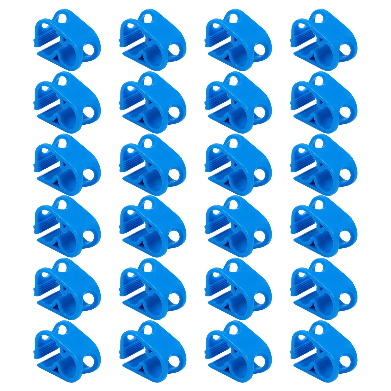 24Pcs Adjustable Shut Off Hose Clamps Water Flow Control Tube Clips Plastic Clamp for Aquarium Infusion Bottle