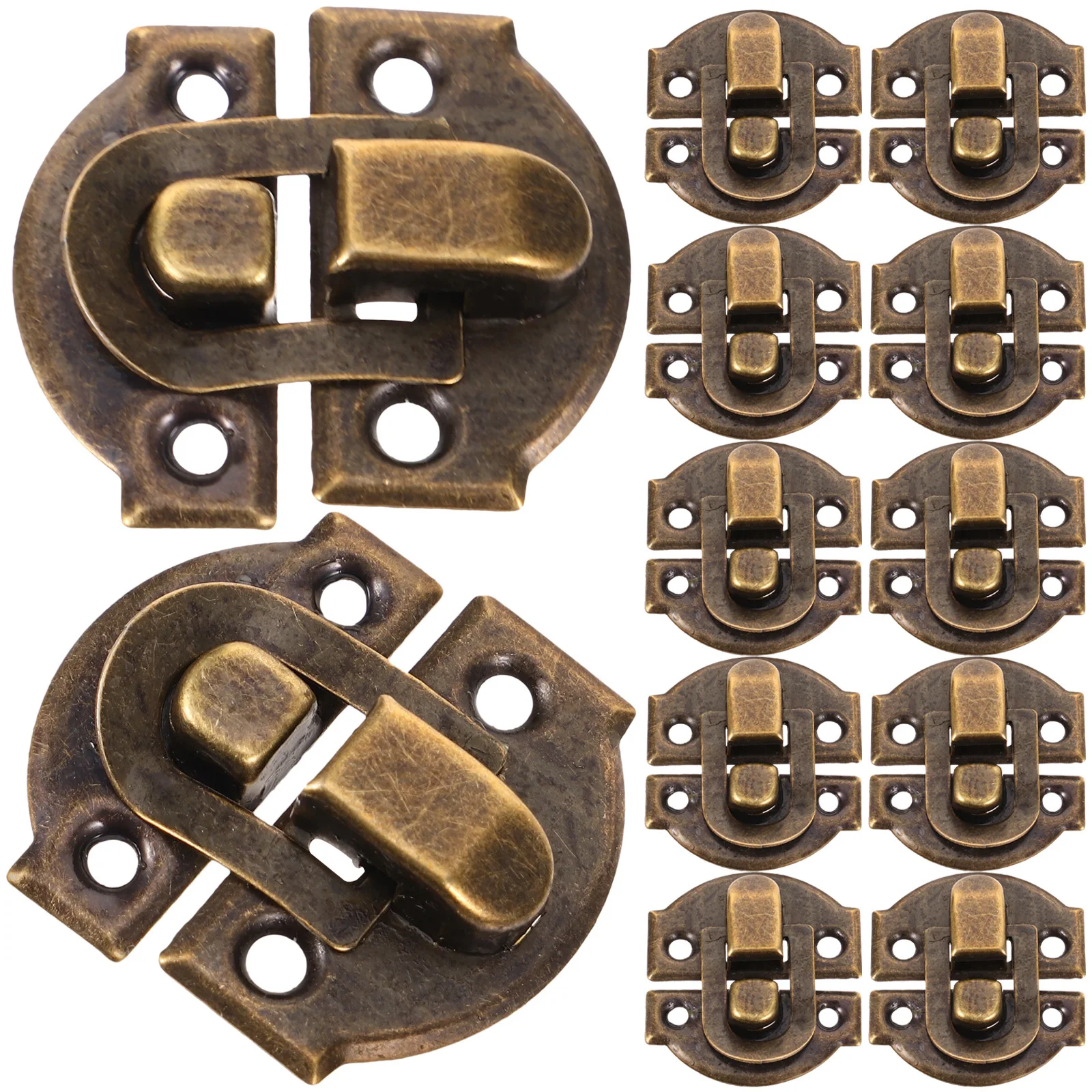 

30Pcs Vintage Iron Cabinet Hasp Latch for Jewelry Boxes Wooden Boxes Replacement Decorative Buckle Latch Jewelry Box Hardware