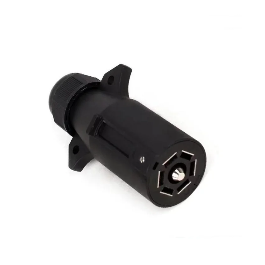 Trailer Conversion Head Adapter Cable American 7-pin European 13-pin Interchangeable Trailer RV Taillight Signal Power Socket