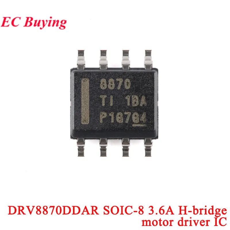 100Pcs/1pc A4950ELJTR-T A4950T L9110S DRV8837 DRV8837CDSGR DRV8837DSGR DRV8833 DRV8870 H- Full Bridge DMOS PWM Motor Driver Chip