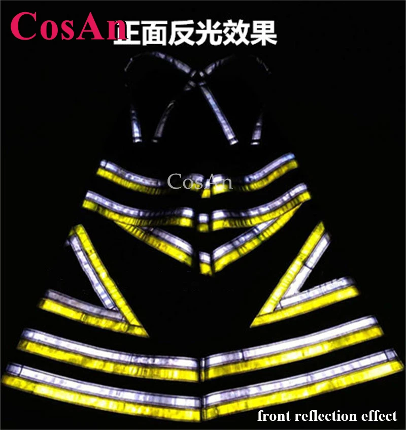 CosAn أنماط جديدة ريبر السراويل AUS نمط ملبورن شفل شبح الرقص السراويل وسيم جرس قيعان عاكسة بنطلون للجنسين #2