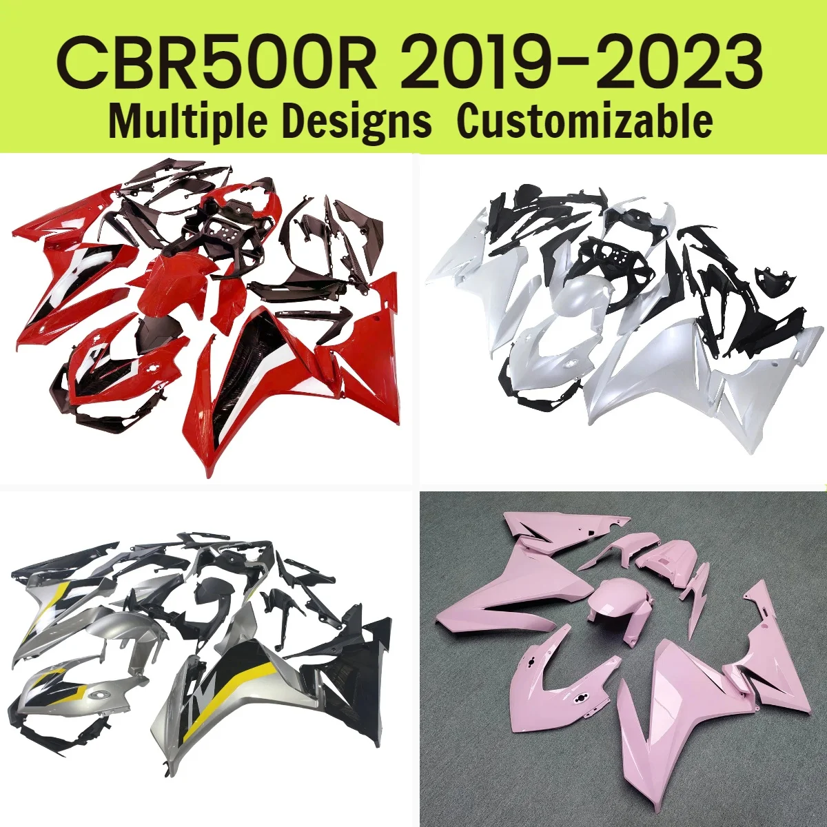 

Бесплатный комплект обтекателей на заказ для Honda CBR500R 2019 2020 2021 2022 2023, обтекатели из АБС-пластика для мотоцикла CBR 500R 19 20 21 22 23
