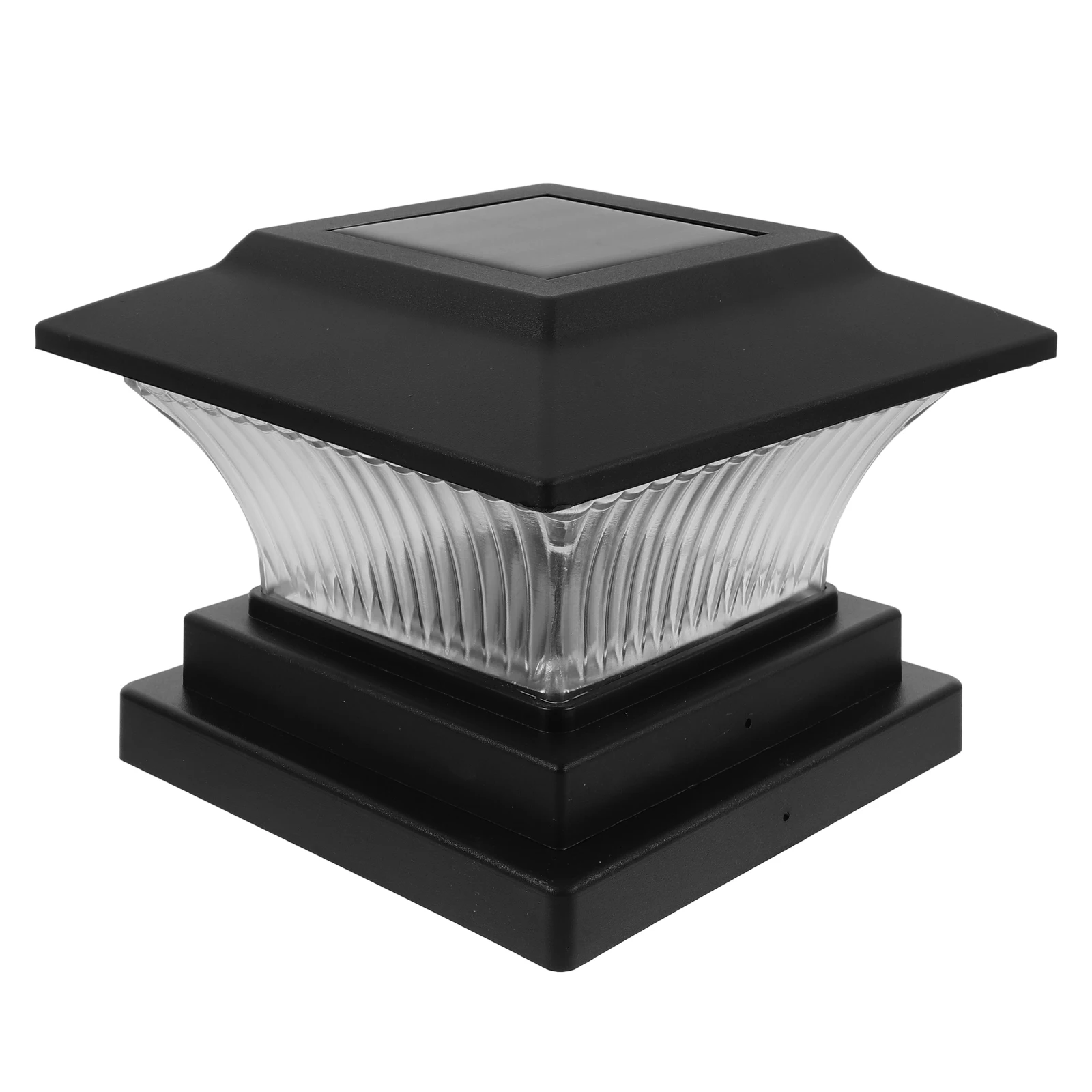 

Pillar Lights Outdoor Decoration Black Solar Powered for Garden Patio Balcony Durable High Quality Material Energy Saving