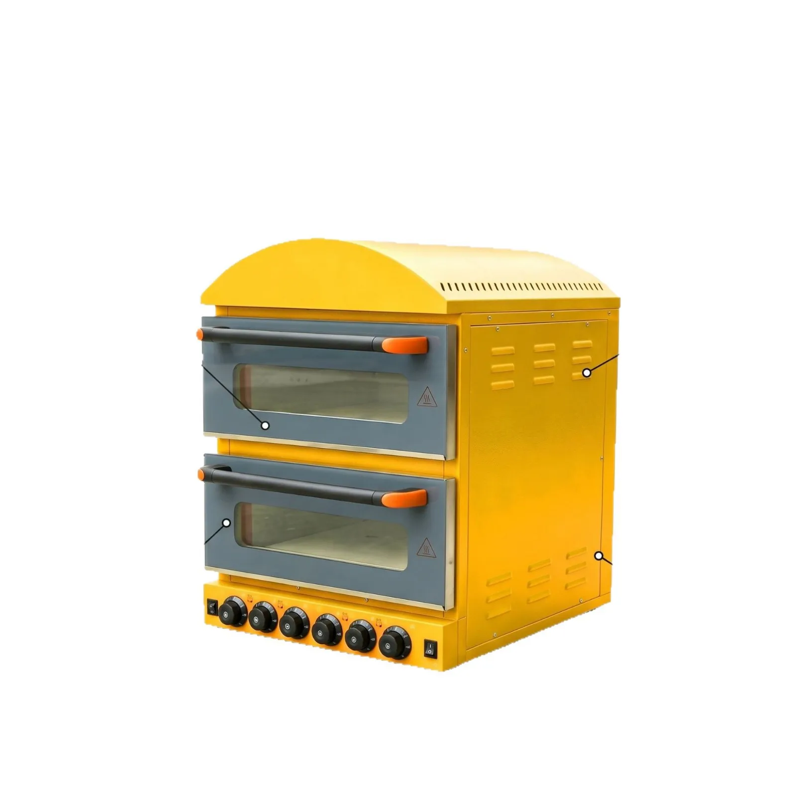 CX Rooftop Double Layer Pizza Oven Commercial Pizza Oven, Individual Temperature Control, Catering Equipment