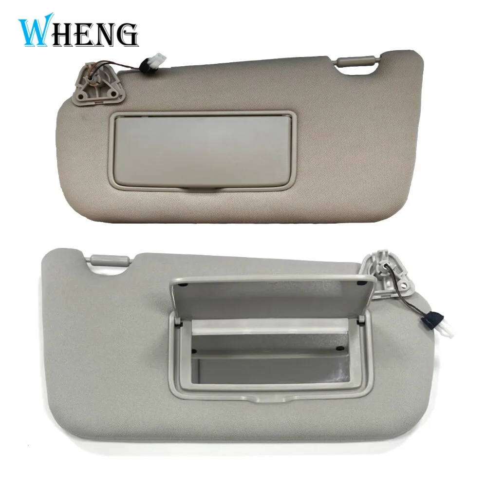 

1 шт. серый, бежевый солнцезащитный козырек, левая сторона, правая сторона водителя, сторона пассажира для Nissan Sentra 2013 2014 2015 2016 2017 2018 2019