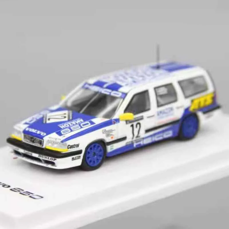 

PopRace 1:64 850 Estate 24h Nurburgring 1996 Heico: Коллекционная модель автомобиля из сплава, масштабная миниатюра для детей