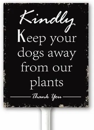Kindly Keep your Dog away from our plants Yard Sign With Stake, No Dogs Allowed Sign, Keep Off Grass Signs, Lawn Garden Dec s