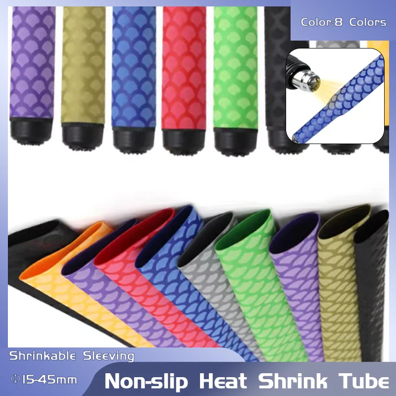

Heavy-Duty Non-Slip Grip: 1M Shrink Tube (2:1, Φ15-45mm) for Custom DIY Handle Wrapping on Fishing Rods & Tools