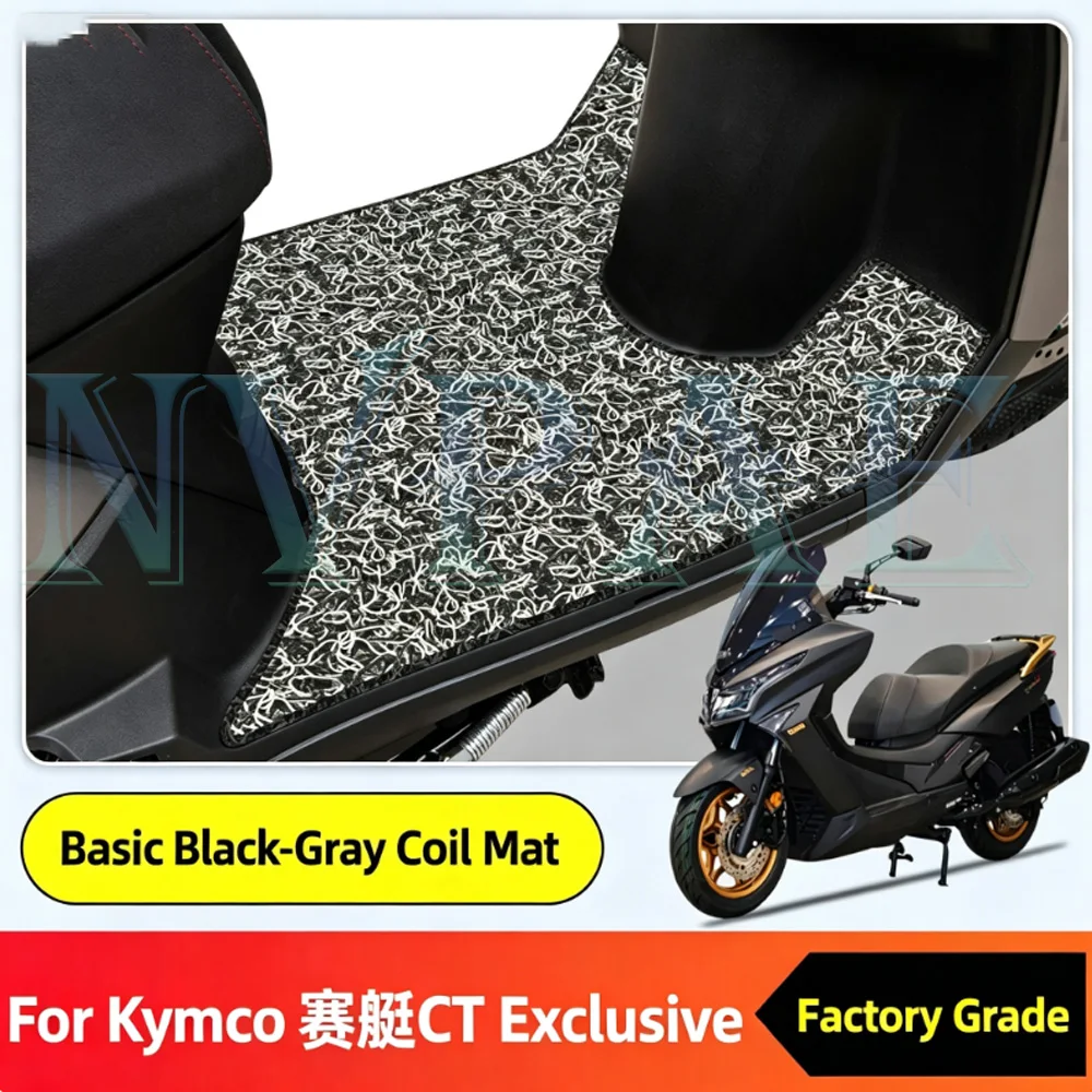For KYMCO X-Town CT 300 CT250 XTown300 250 Full Coverage TPE Mat Non-Slip Surface All-Weather Protection Foot pads footrests