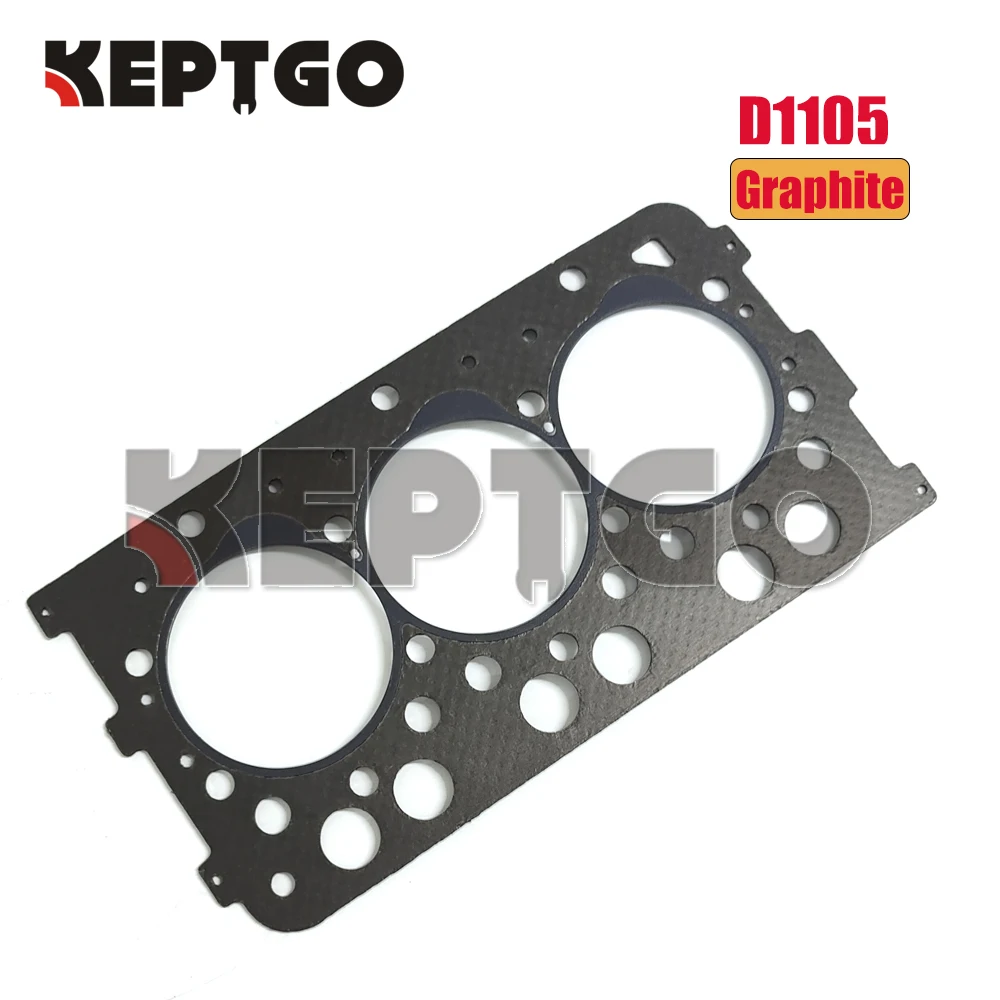 For kubota diesel engine D1105 cylinder head gasket 16261-03310 1E038-03310 Graphite