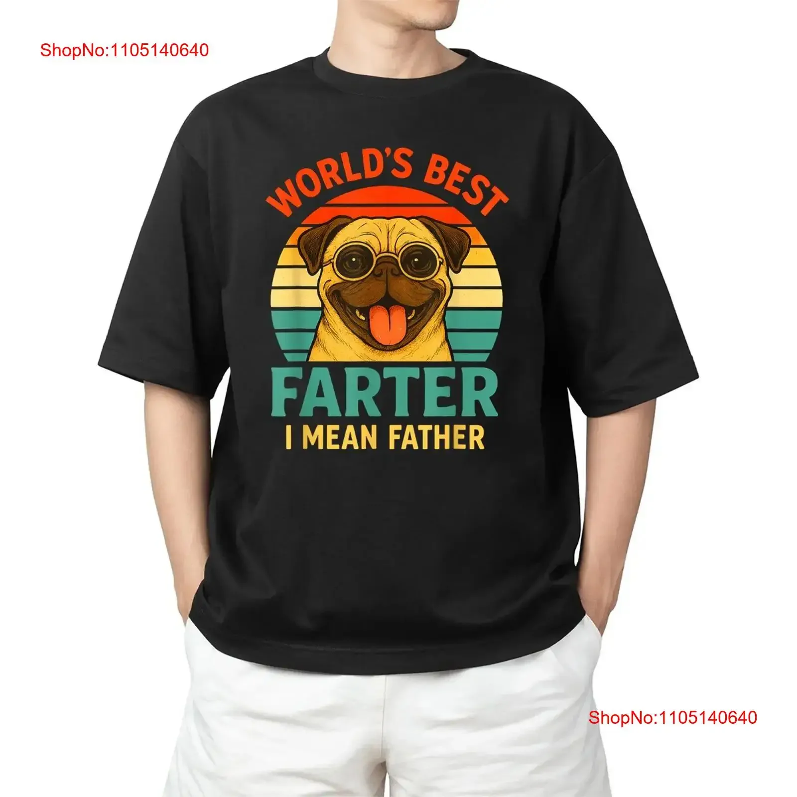 أفضل Farter في العالم يعني الأب مضحك عيد الأب الكلب أبي الكبار S 4XL تي شيرت خمر غسلها قليلا عادية مريحة