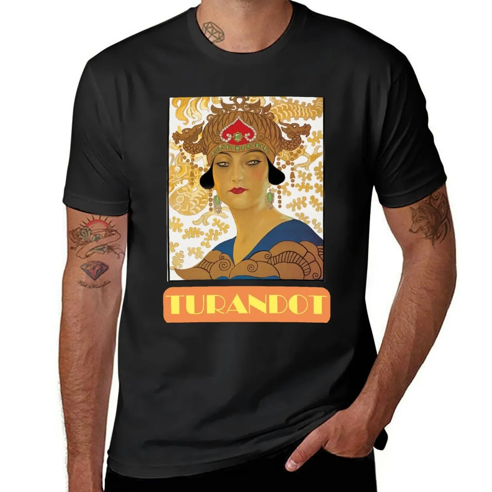 Turandot, opera by Giacomo Puccini T-Shirt sublime animal prinfor boys Men's cotton t-shirt