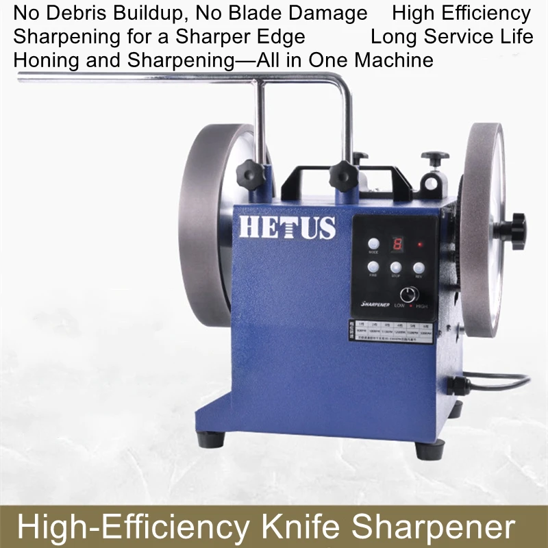 10-inch Low-Speed Knife Sharpener: Household Electric CBN Grinder for Sharpening Scissors and Kitchen Knives
