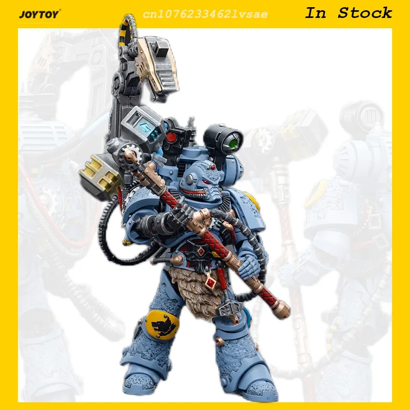 JOYTOY Space Wolves Iron Priest Jorin Fellhammer 1/18 Action Figure Warhammer 40K Anime Figurine 12cm Doll Collection Toy Model