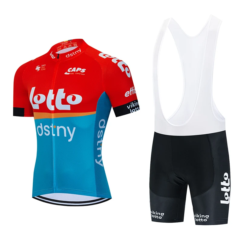 

Team LOTTO Cycling Jerseys Sets Belgium Bicycle Clothing Summer Bike Shirt Quick Dry Ropa Ciclismo Men's Bib Short Maillot Suit