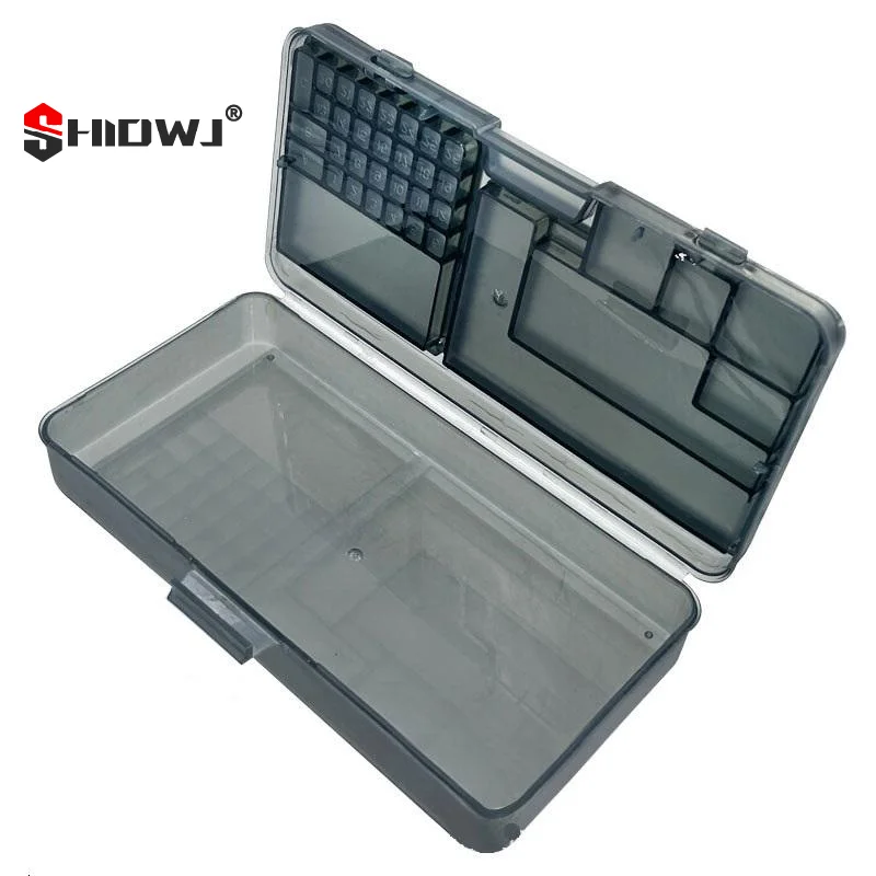 1Pcs Bright Black DIY Storage Box for Electronic Parts and Phone Repair Screw Accessories