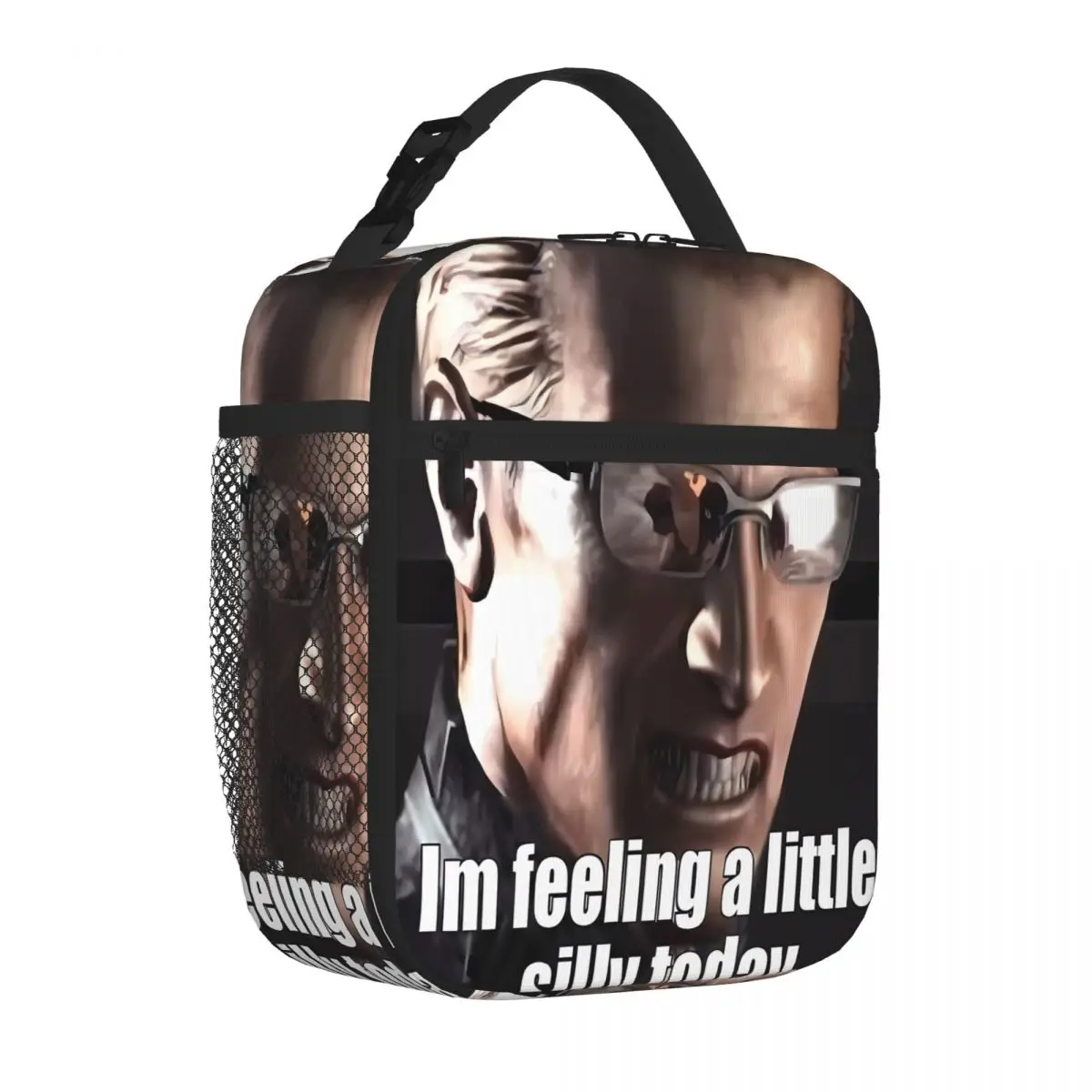 Bestselling Silly Albert Wesker Floral Food Storage Bag Lawn Dining Office Lunch Bag