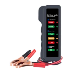 Portable Mini Automotive Battery Tester 12V BM310 BM320 with Testing Clips/Cigarette Lighter,Car Battery Health Status Detection