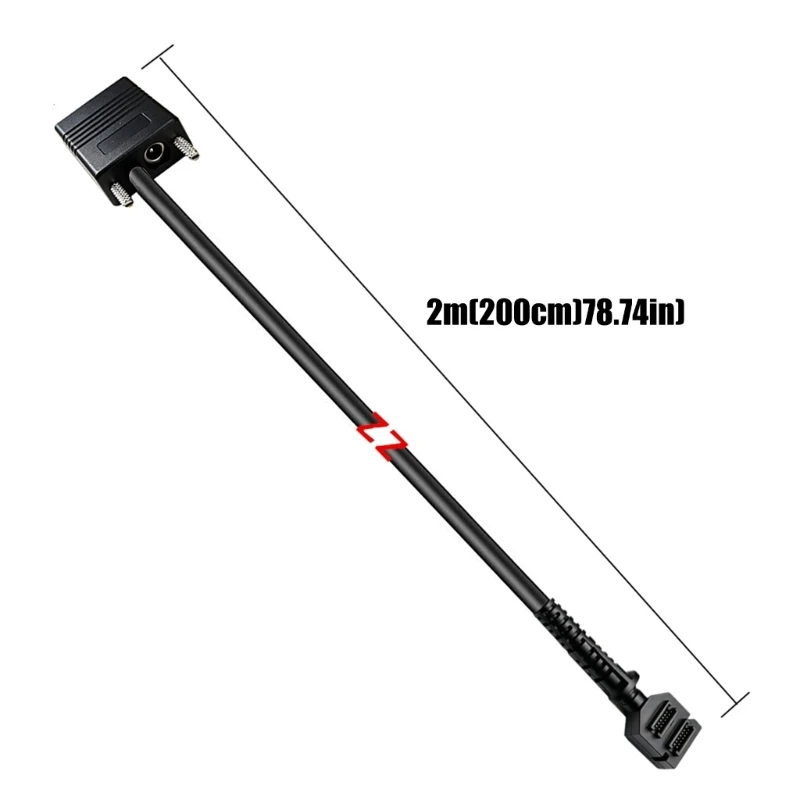  2M Serials Communication Cable for Verifone VX820 VX805 Financial Devices Supports Fast Speed Data Transfer