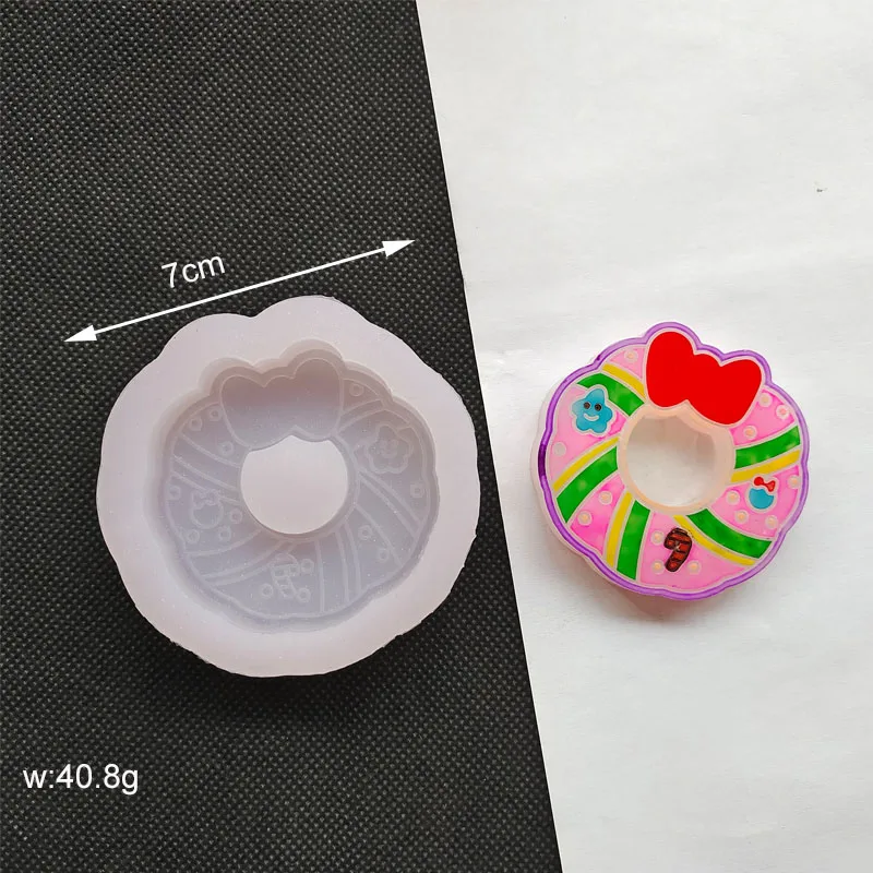 DIY Pig Car  shaker mold silicone phone jewelry tool jewelry molds