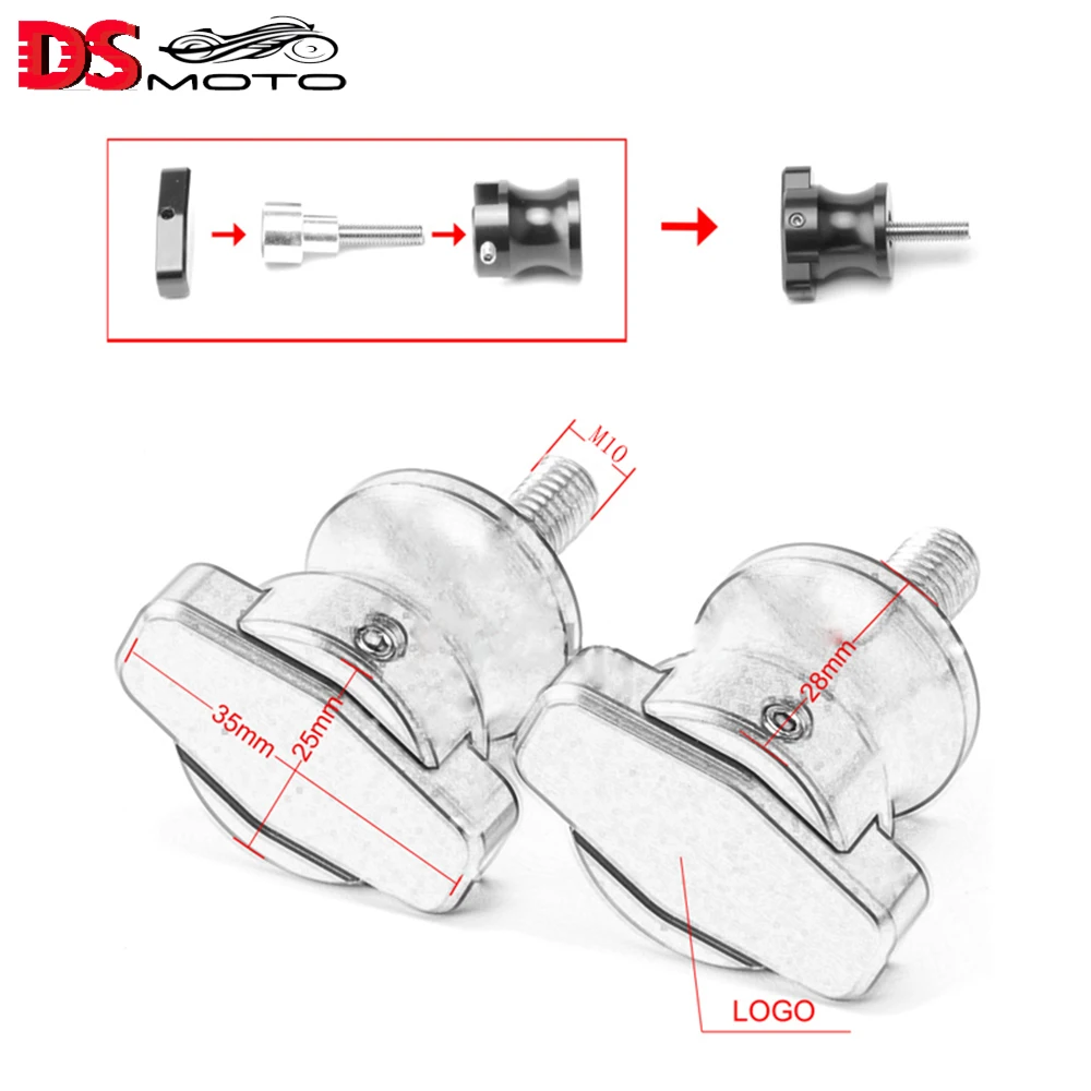 8MM Swingarm bobine Slider Stand viti coperture per Ducati Multistrada 1200 Enduro 950 950S V4 S 2016-2021 accessori moto