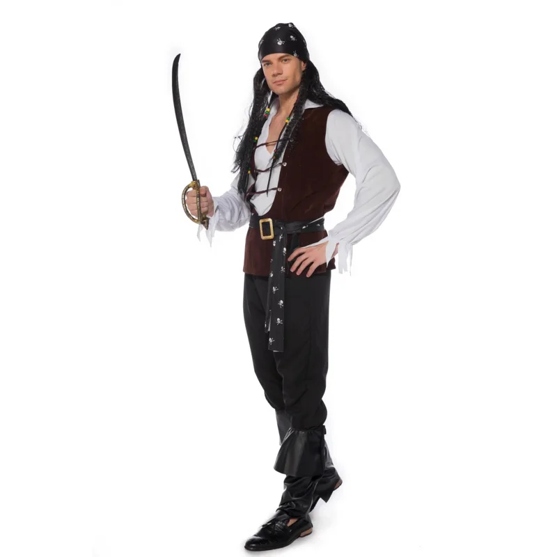 Bear's Den Halloween Men Cosplay Costumes Carnival Pirate Stage Performance Costume Christmas Male Party Su New 2025